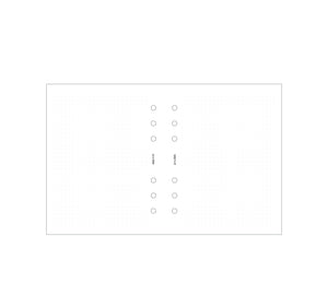B6 Dot Grid Inserts 1033