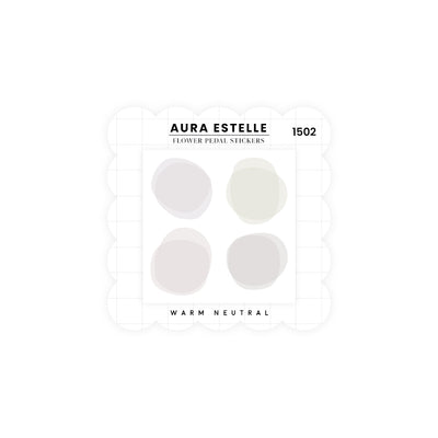 Washi Stickers | Flower Petals Neutral