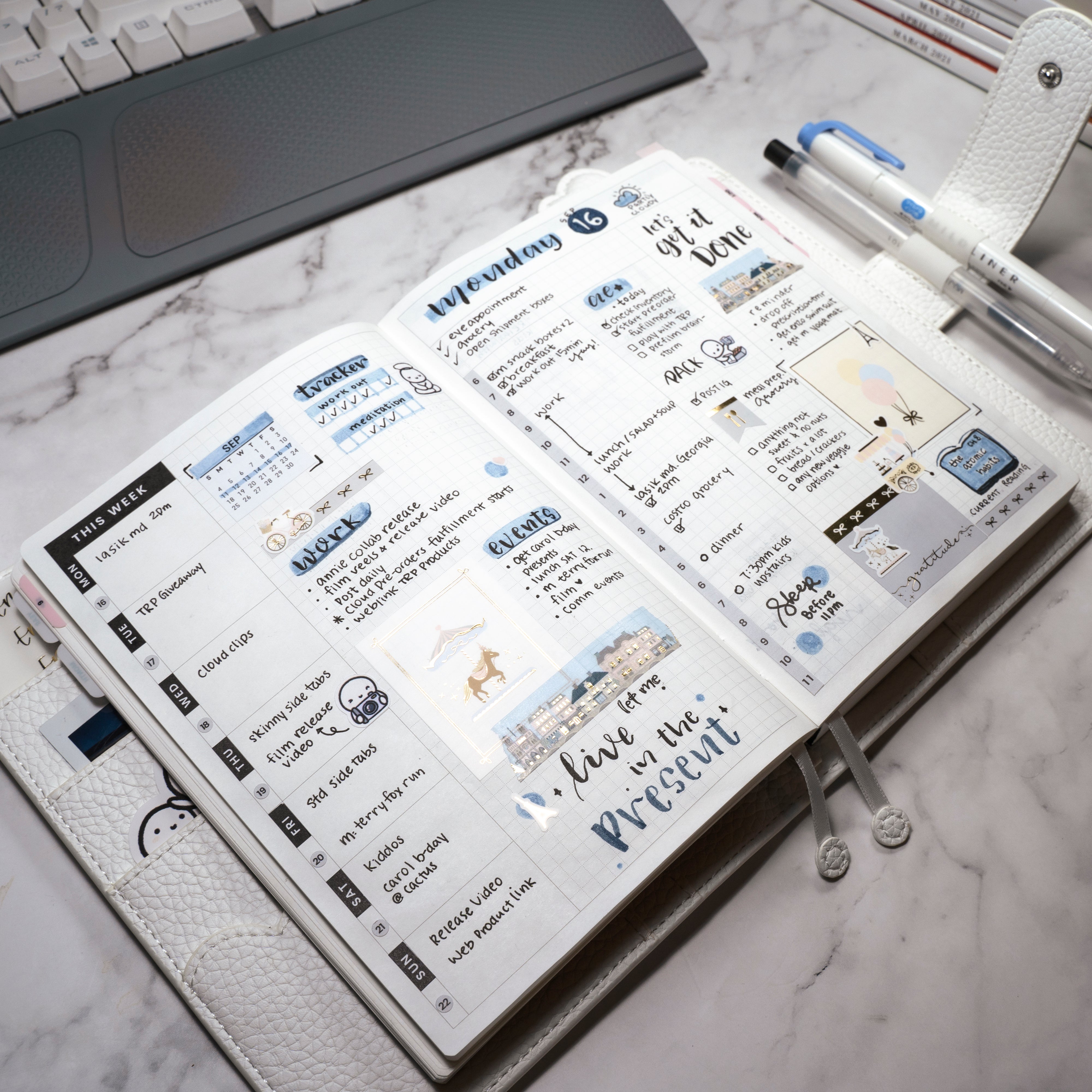 Index Sticker Set For B6 Classic Notebooks