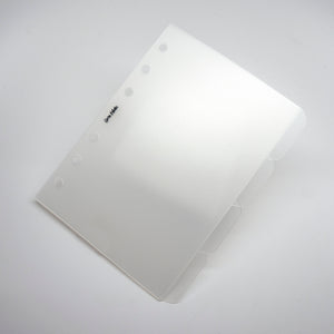 Side Tab Dividers - Glass Plastic - Semi Transparent