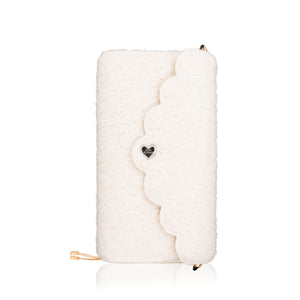 Shearling Planner Cover Weeks - Cream White