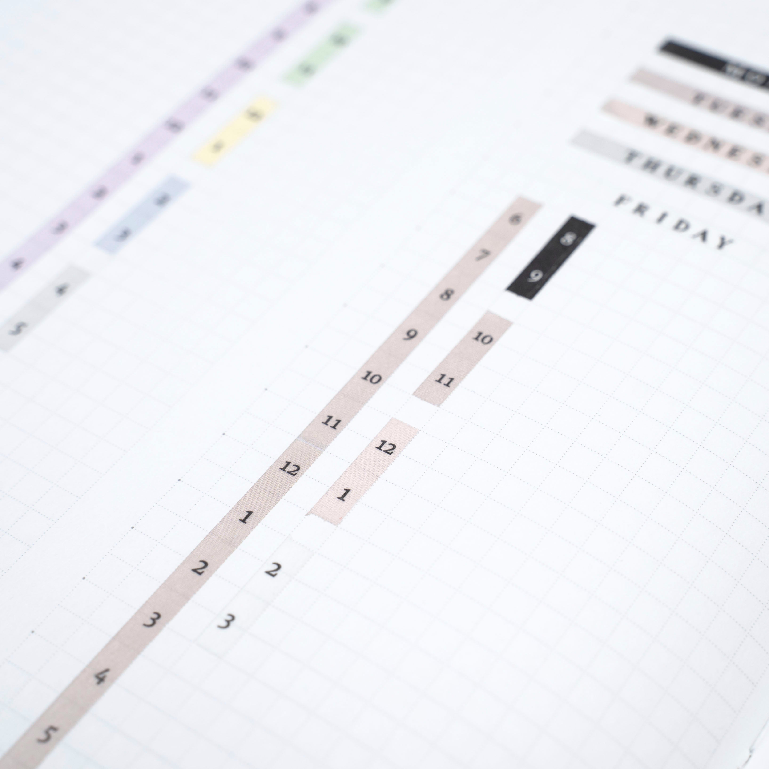 Time Slot Washi Box [Neutral] 0.15"