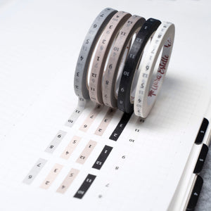 Time Slot Washi Box [Neutral] 0.15"