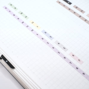 Time Slot Washi Box [Pastel] 0.15"