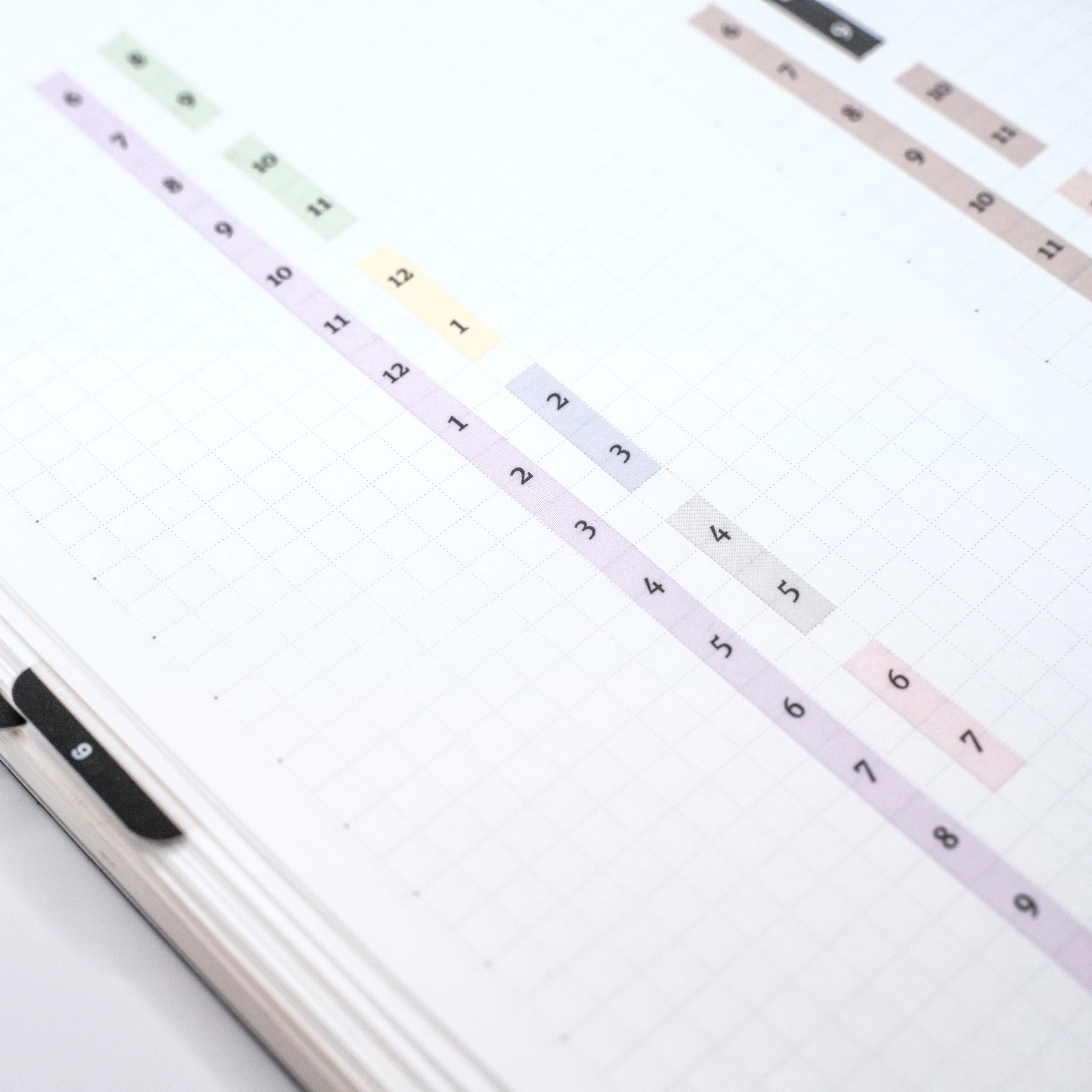Time Slot Washi Box [Pastel] 0.15"