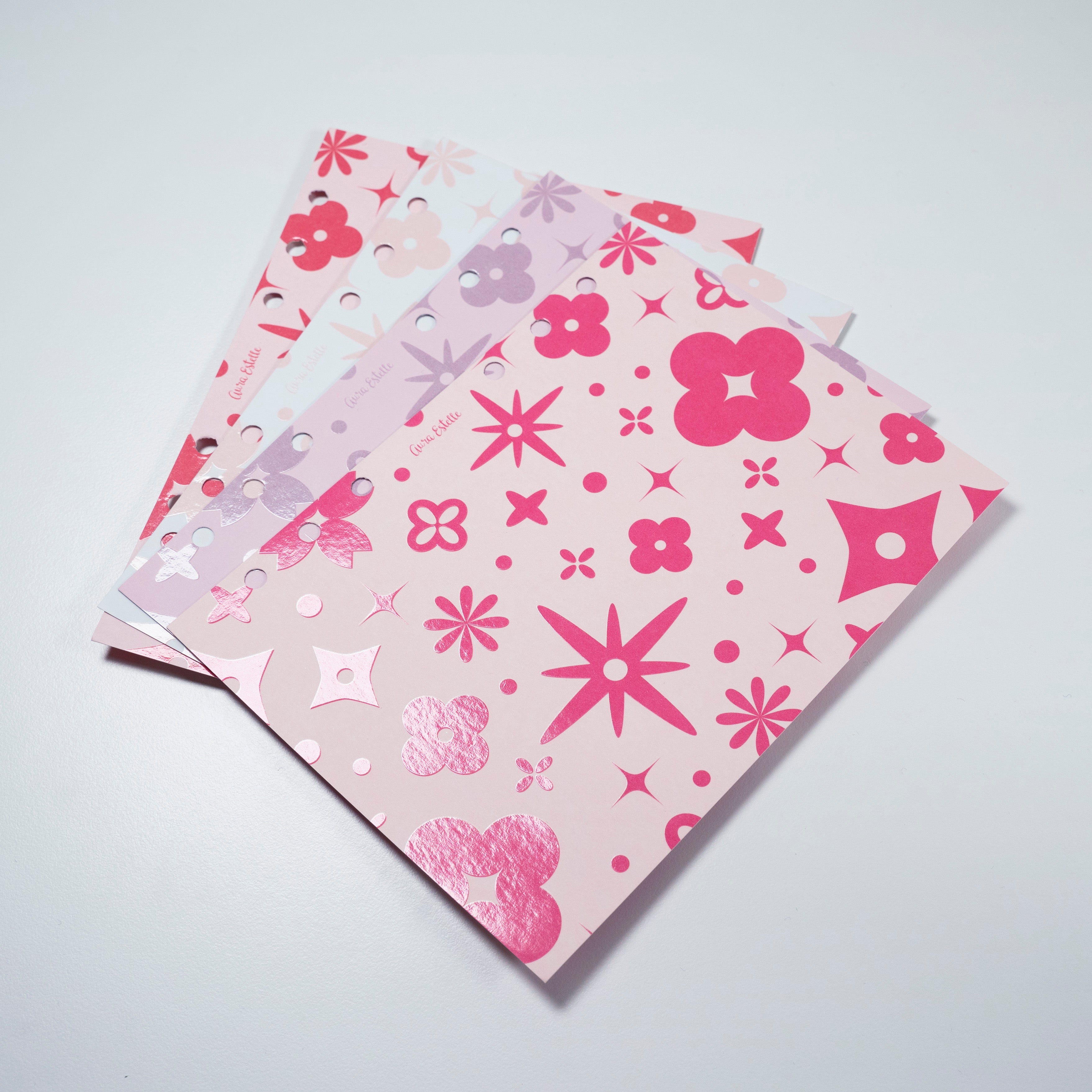 Rainbow Monogram Dashboards Ft. Blossom Pattern B6 1022