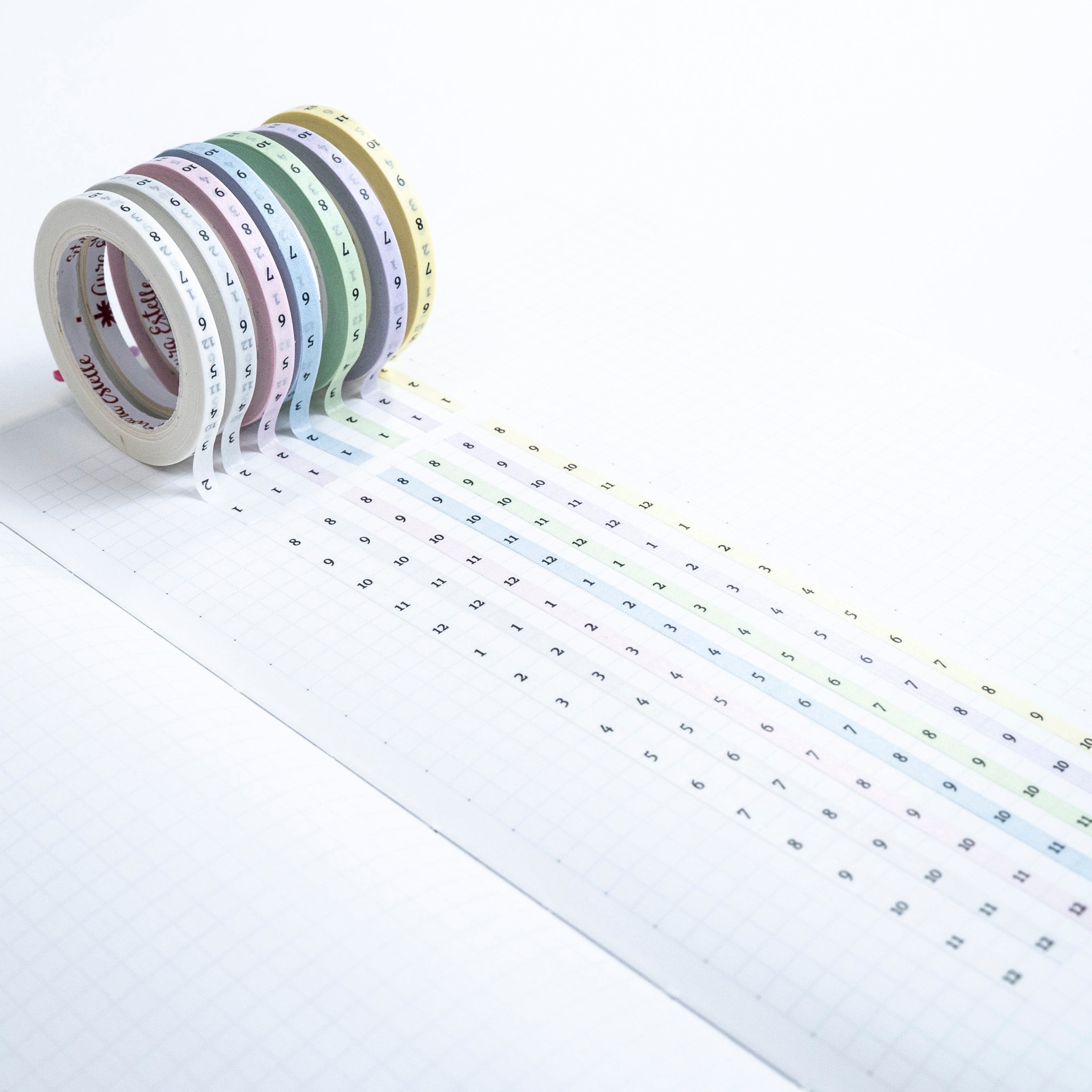 Time Slot Washi Box [Pastel] 0.15"