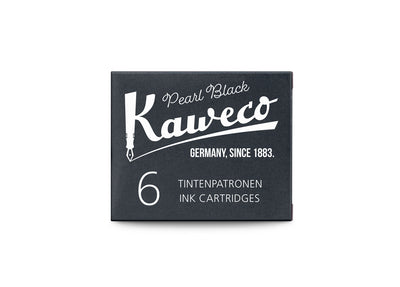 Kaweco Ink Cartridges 6-Pack Pearl Black