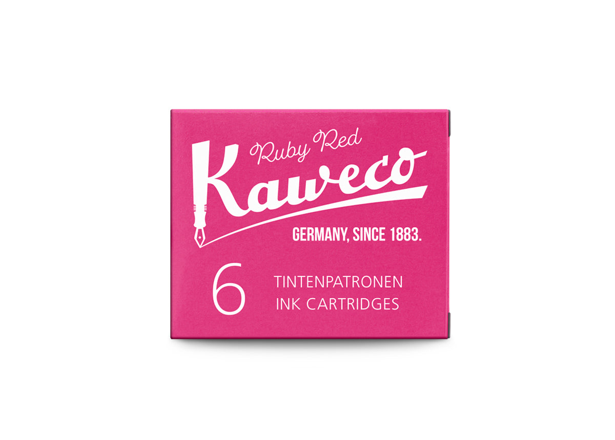Kaweco Ink Cartridges 6-Pack Ruby Red