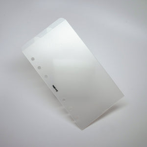 Top Tab Dividers - Glass Plastic - Semi Transparent