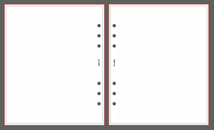 A5W Dot Grid Inserts 1003