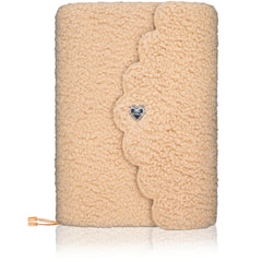 Aura Estelle Shearling Planner Cover A5 - Teddy Bear Teddy Bear A5 shearling planner cover front product shot