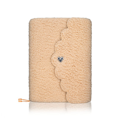 Shearling Planner Cover B6 - Teddy Bear
