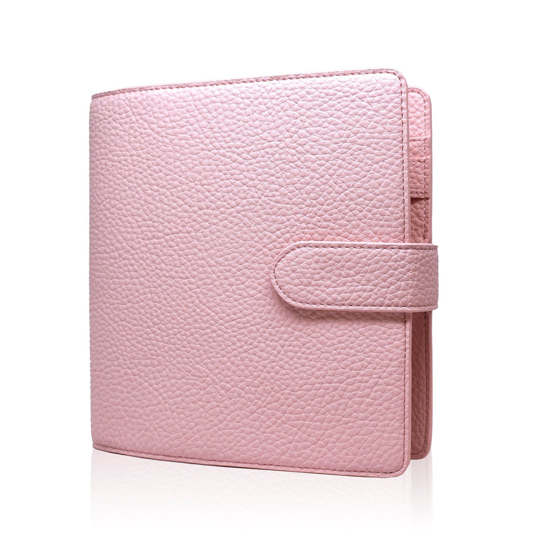 Pink Croco Leather Zip Planner B6, A6, Happy Planner Cover, Personal Rings,  (Happy Planner Cover (B6))