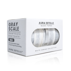 Gray Scale Washi Box 1533