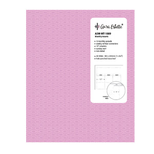 A5W Monthly Inserts - Connector Style 1009