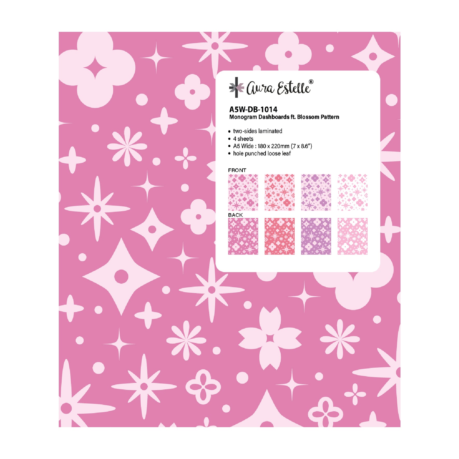 Monogram Dashboards Ft. Blossom Pattern A5W 1014