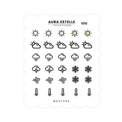 Washi Stickers | Weather