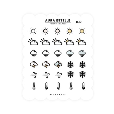 Washi Stickers | Weather