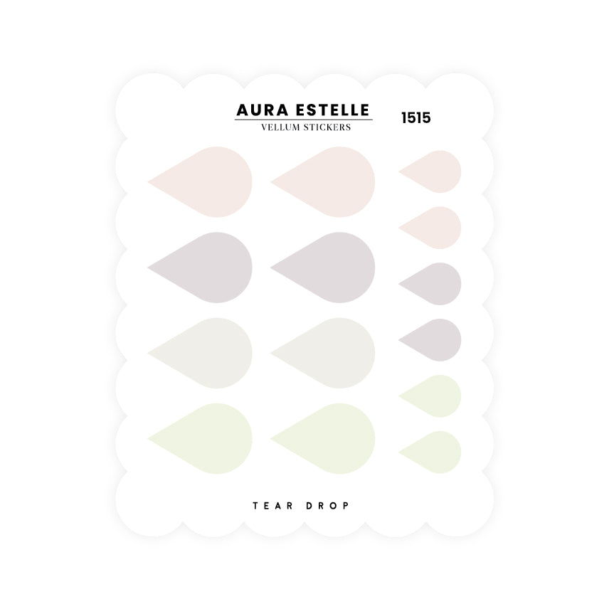 Washi Stickers | Tear Drops