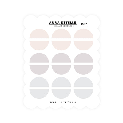 Washi Stickers | Half Circles