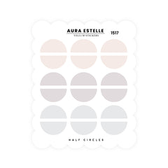 Washi Stickers | Half Circles