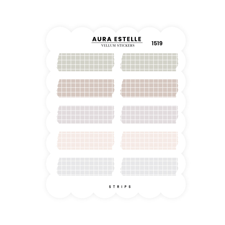 Washi Stickers | Ripped Stripes