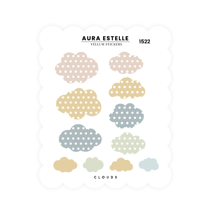 Washi Stickers | Clouds