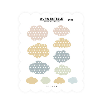 Washi Stickers | Clouds