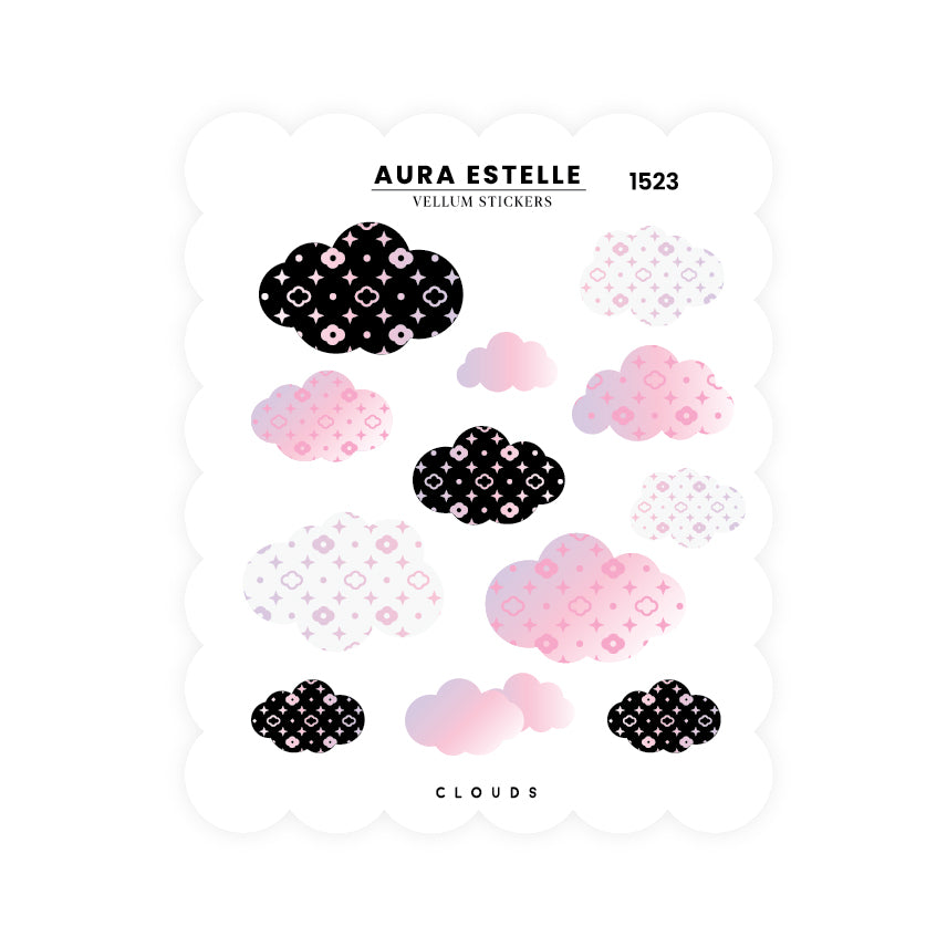 CLOUDS STICKERS 1523