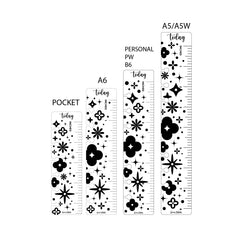 Today Marker/Ruler Black Print Transparent