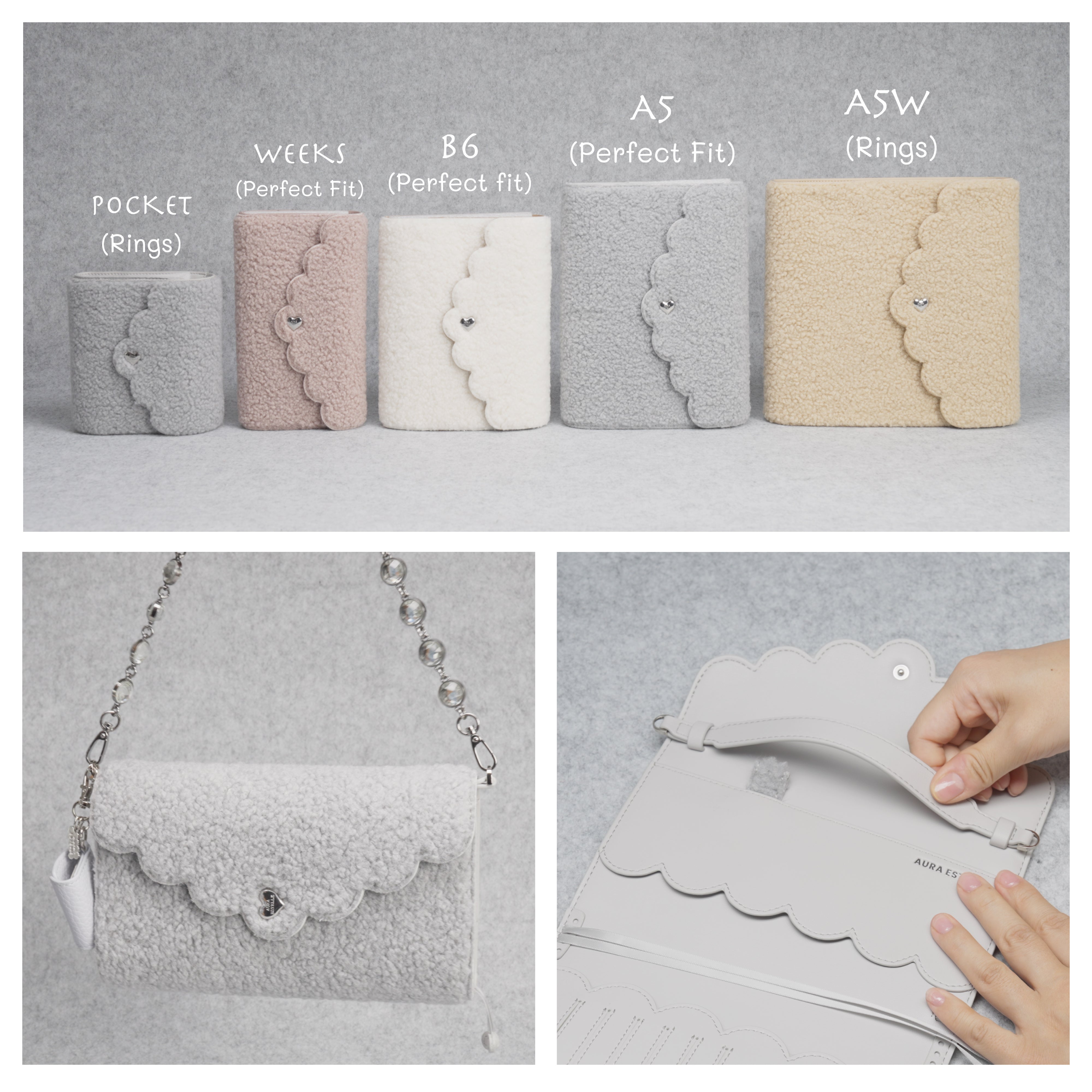 Shearling Pocket 25mm Rings (Production Misfit)