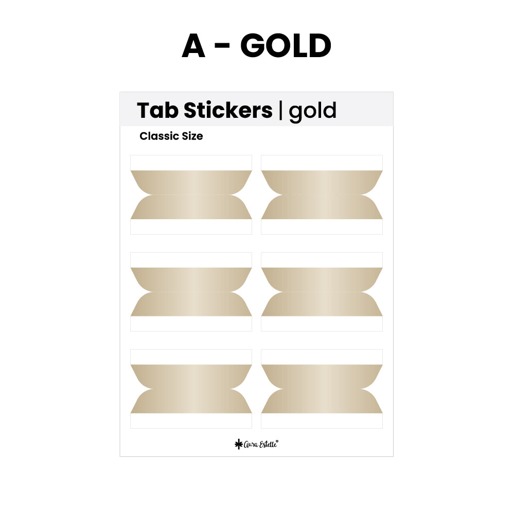 Classic Side/Top Tab Stickers