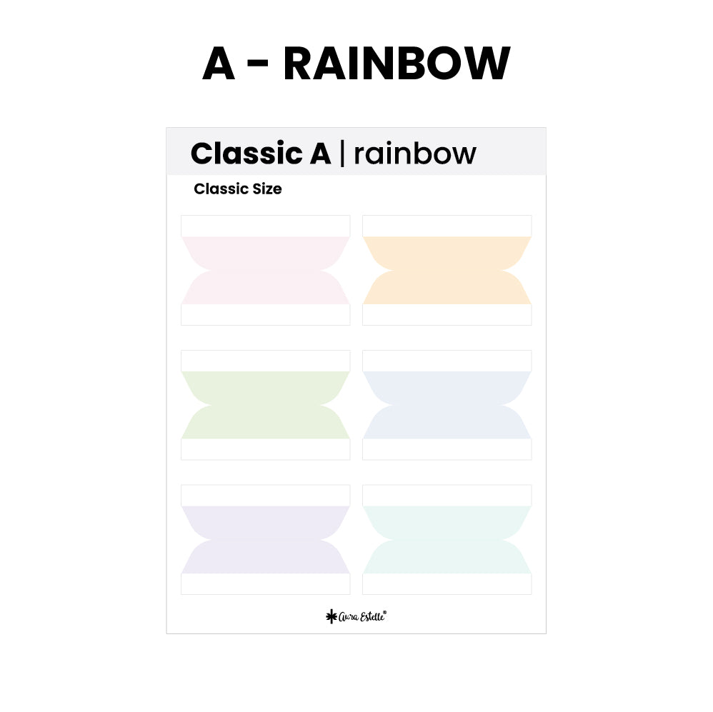 Classic Side/Top Tab Stickers