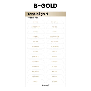 Classic Side/Top Tab Stickers