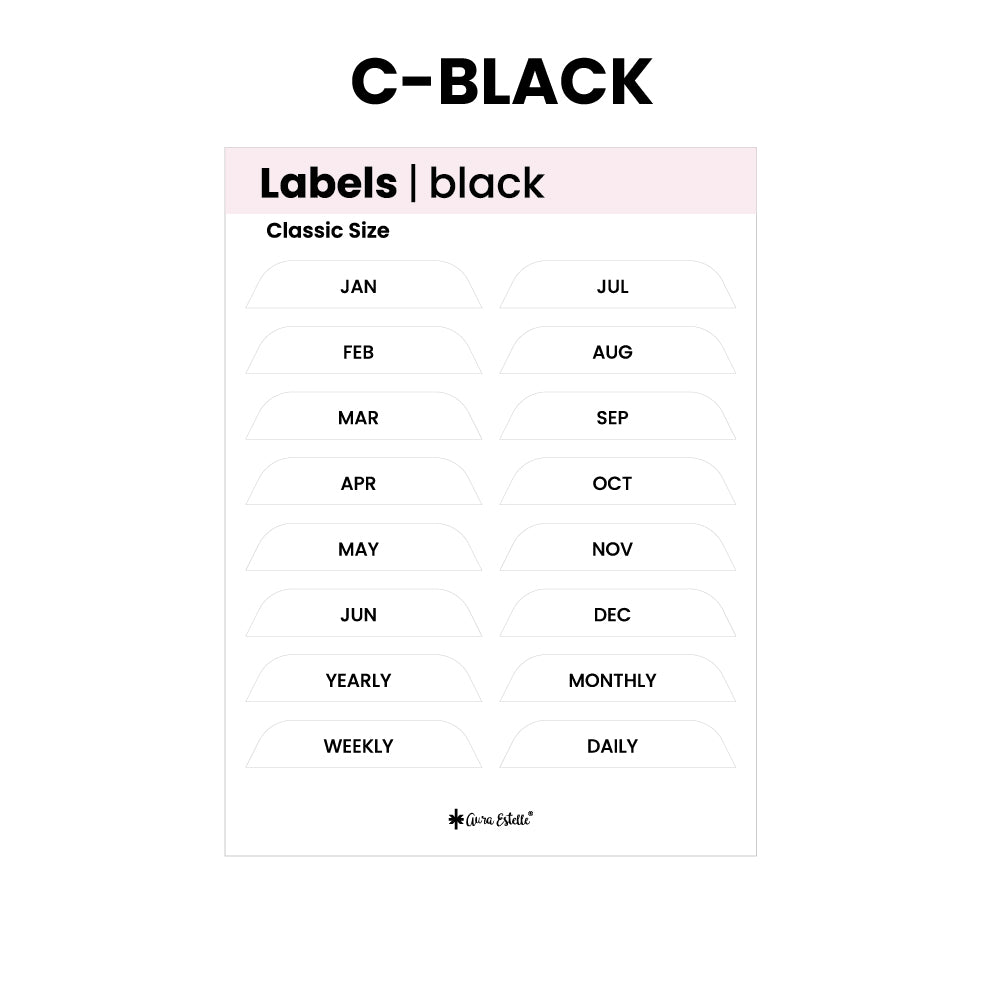 Classic Side/Top Tab Stickers